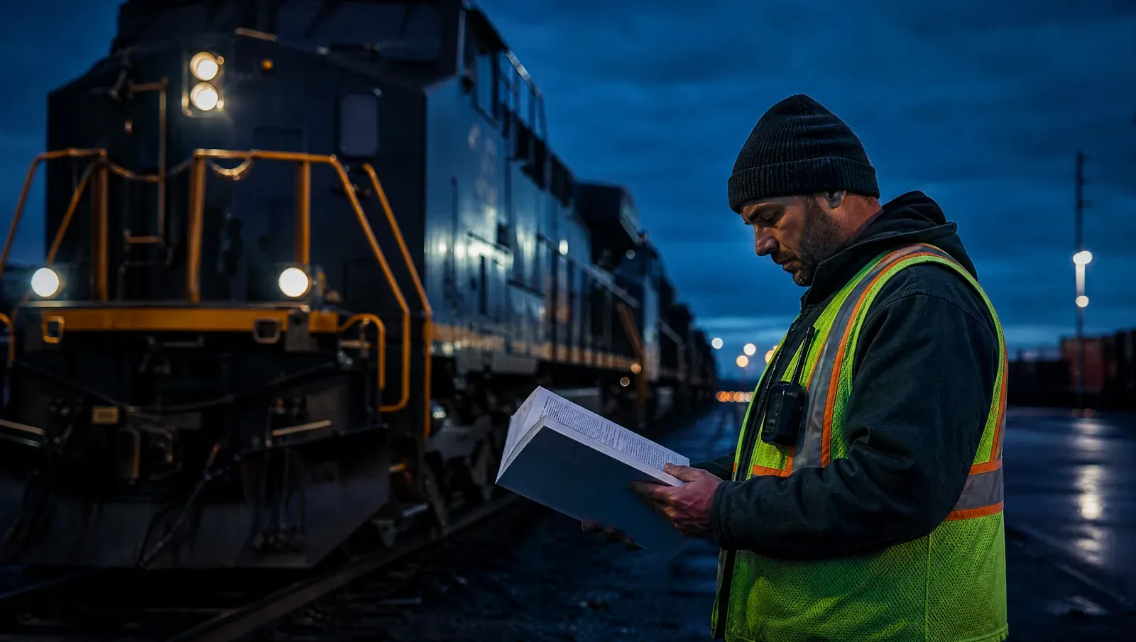 Locomotive operating under the Canadian Rail Operating Rules (CROR)